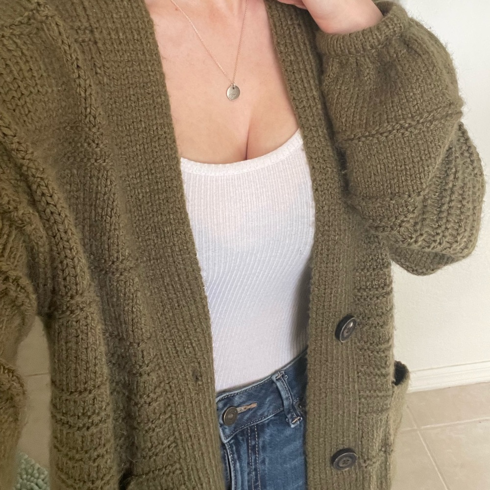 🪴 Olive Green Oversized Sweater 🪴